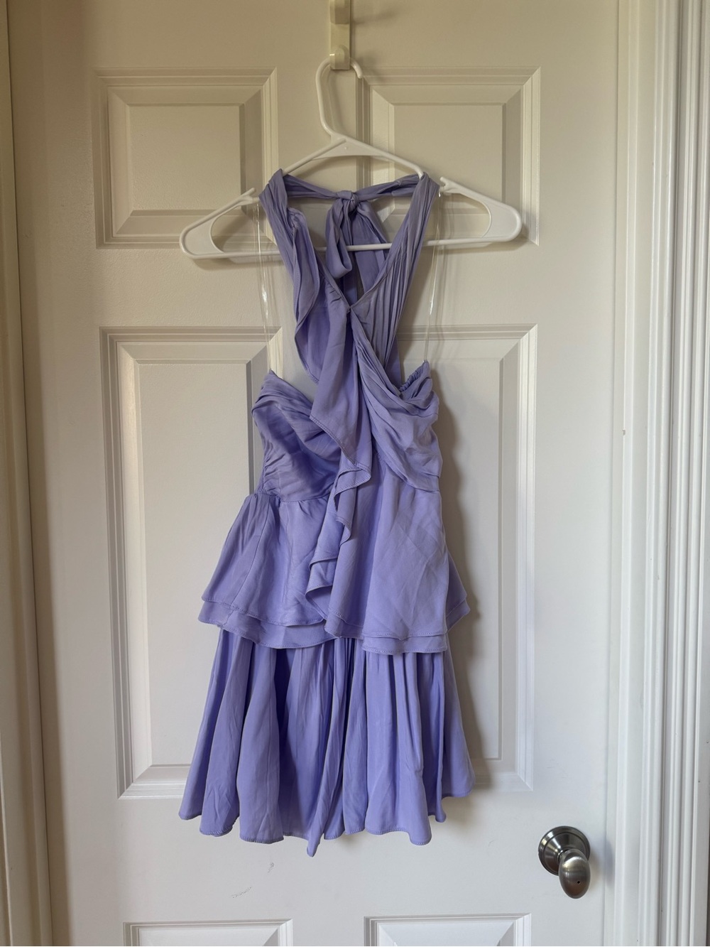 The Impeccable Pig Lavender Tie-Back Halter Romper